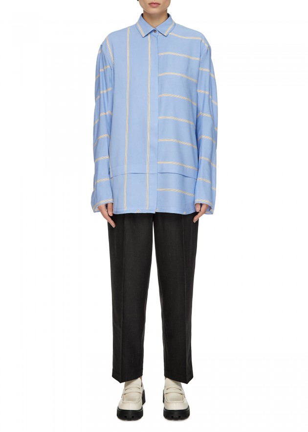 фотография Tops & shirts SILK SHIRT WITH SPLIT 0