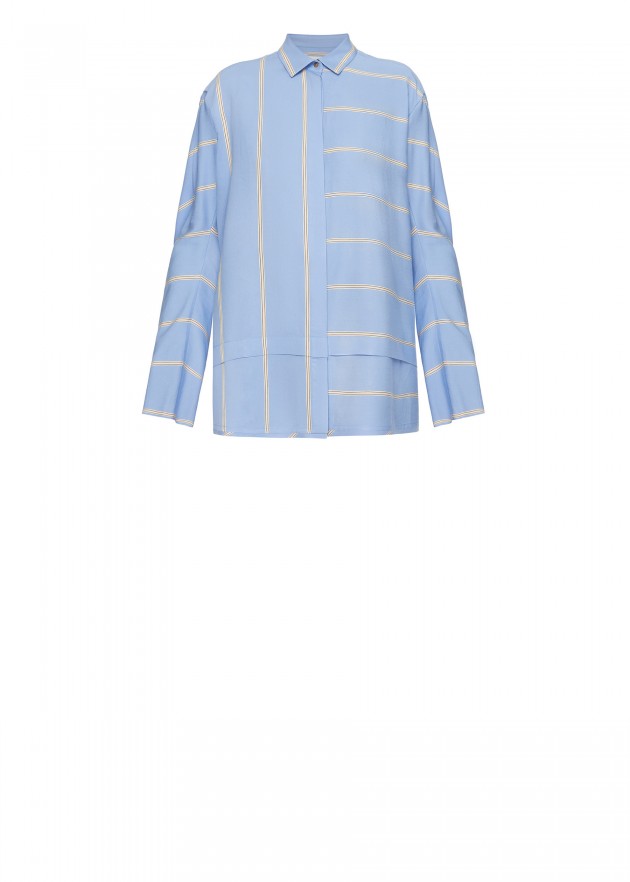 фотография Tops & shirts SILK SHIRT WITH SPLIT 1