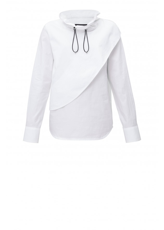 фотография  Blouse with high collar 4