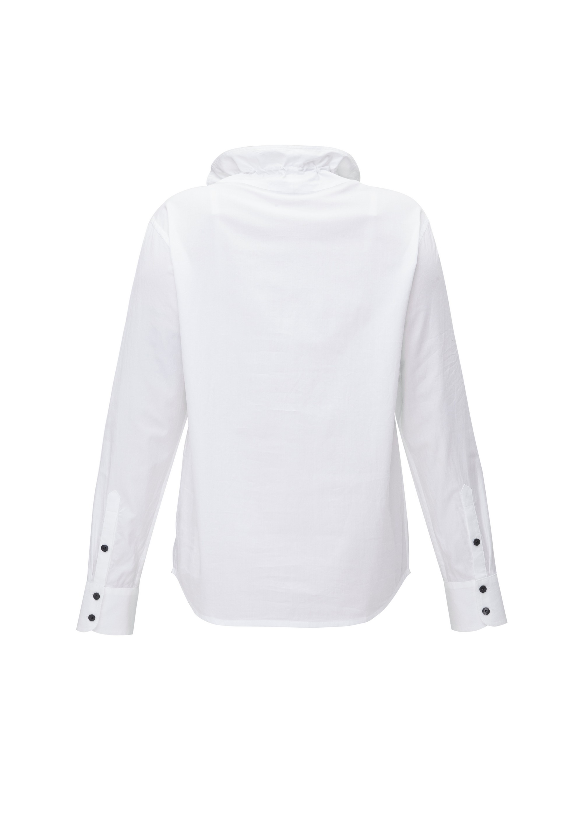 Blouse with high collar