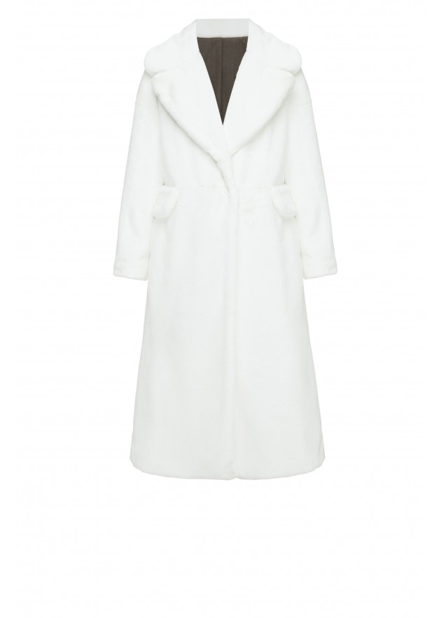 фотография Outlet Faux Fur Coat 1