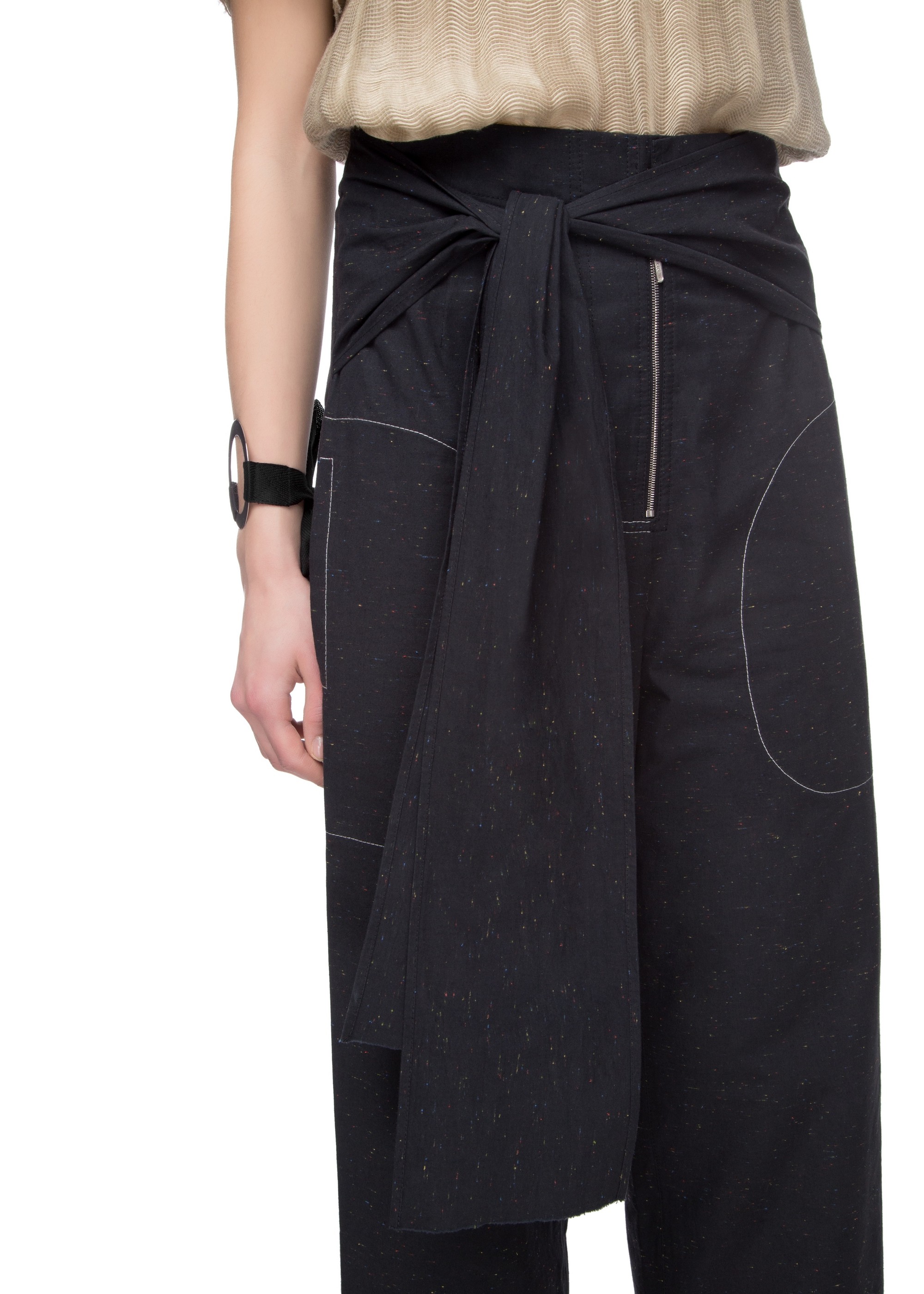 Trousers with waistband