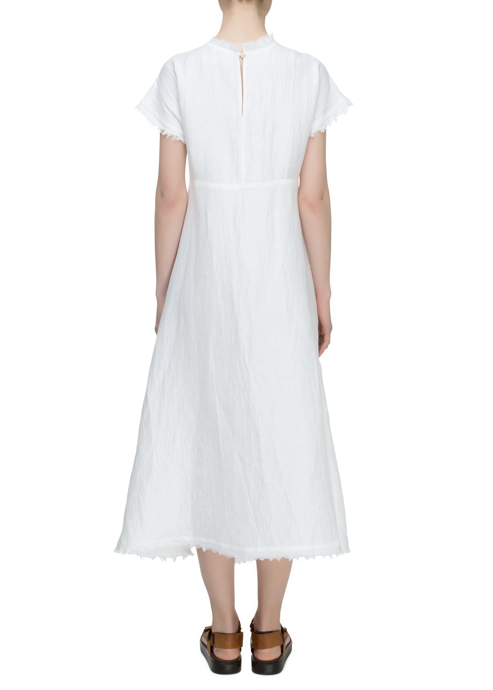 White Silk Dress
