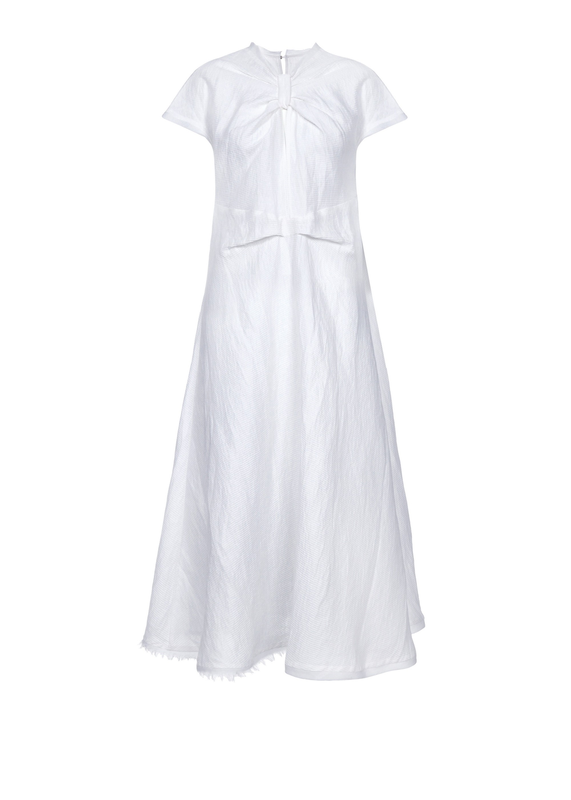 White Silk Dress