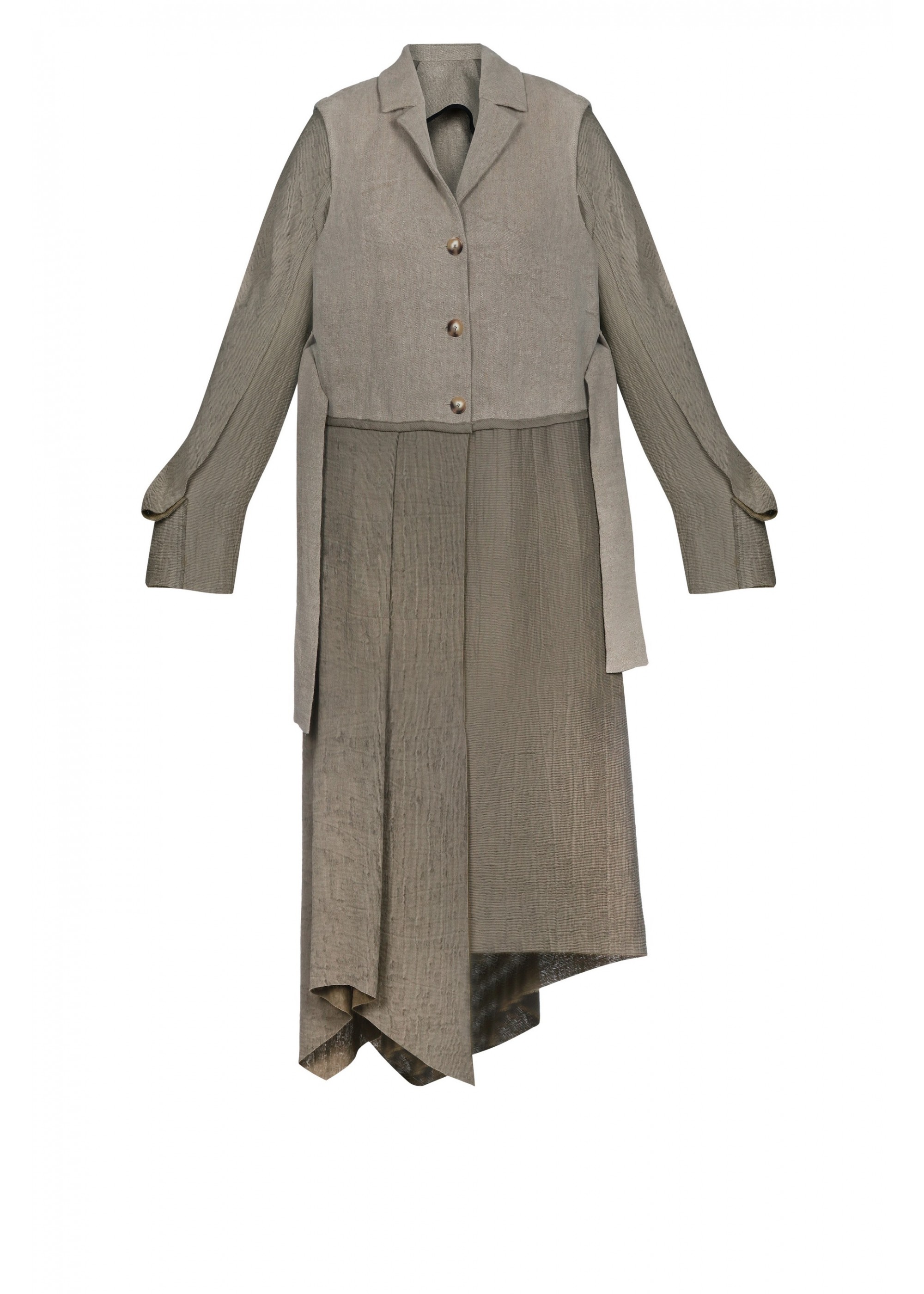 LINEN Trench coat