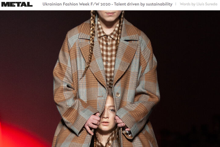 METAL magazine about Przhonska fw'20-21 show